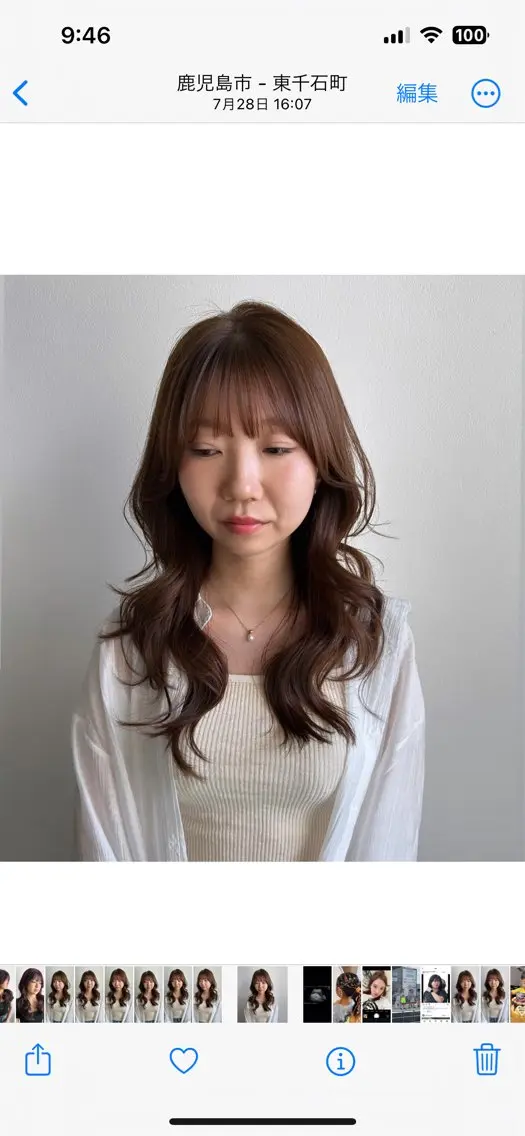 ロング カラー ハイレイヤー レイヤーカット ロング risako🇰🇷 韓国ヘア/レイヤーのヘアスタイル