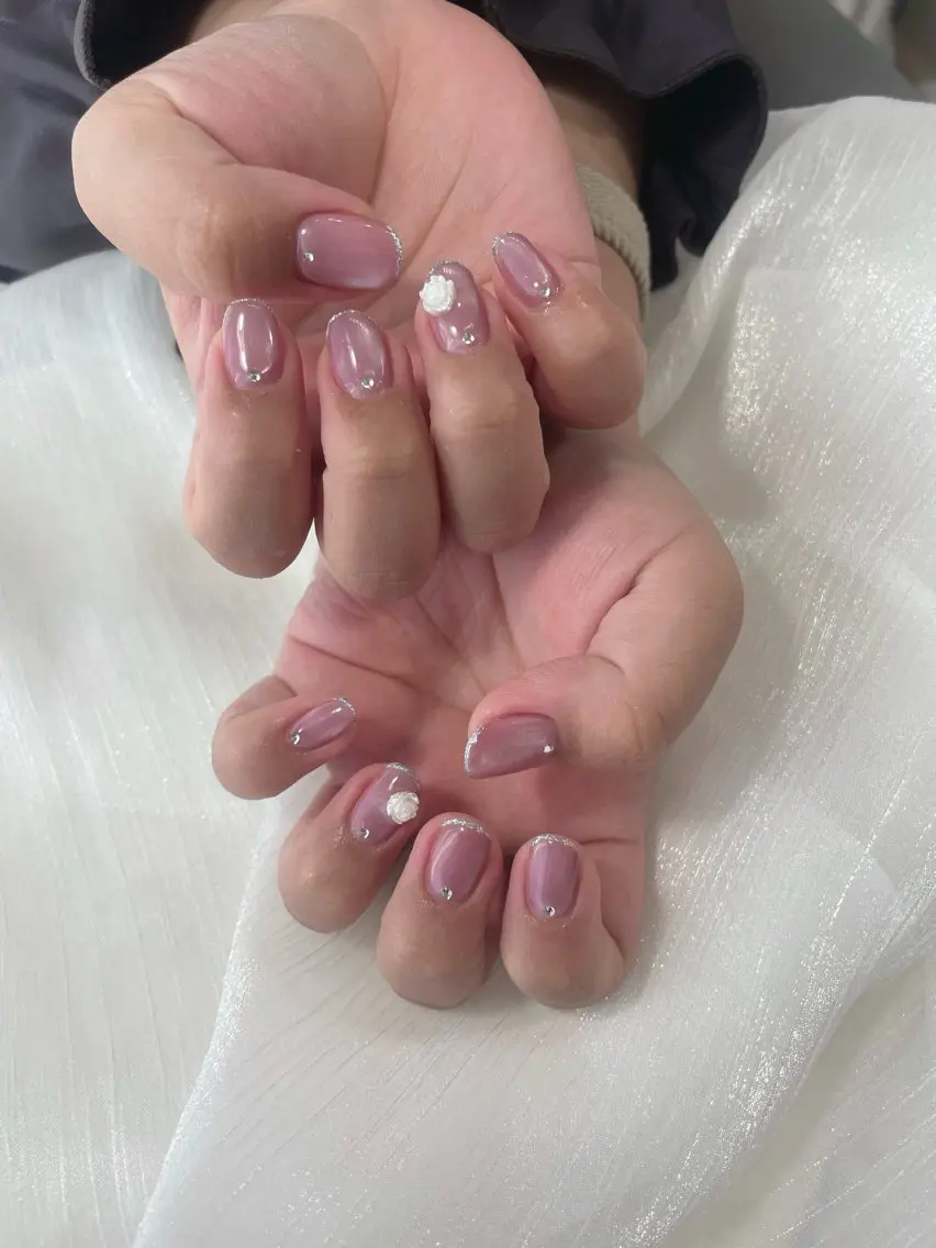 ネイル ハンドネイル Knail COCOA🩵のネイルデザイン