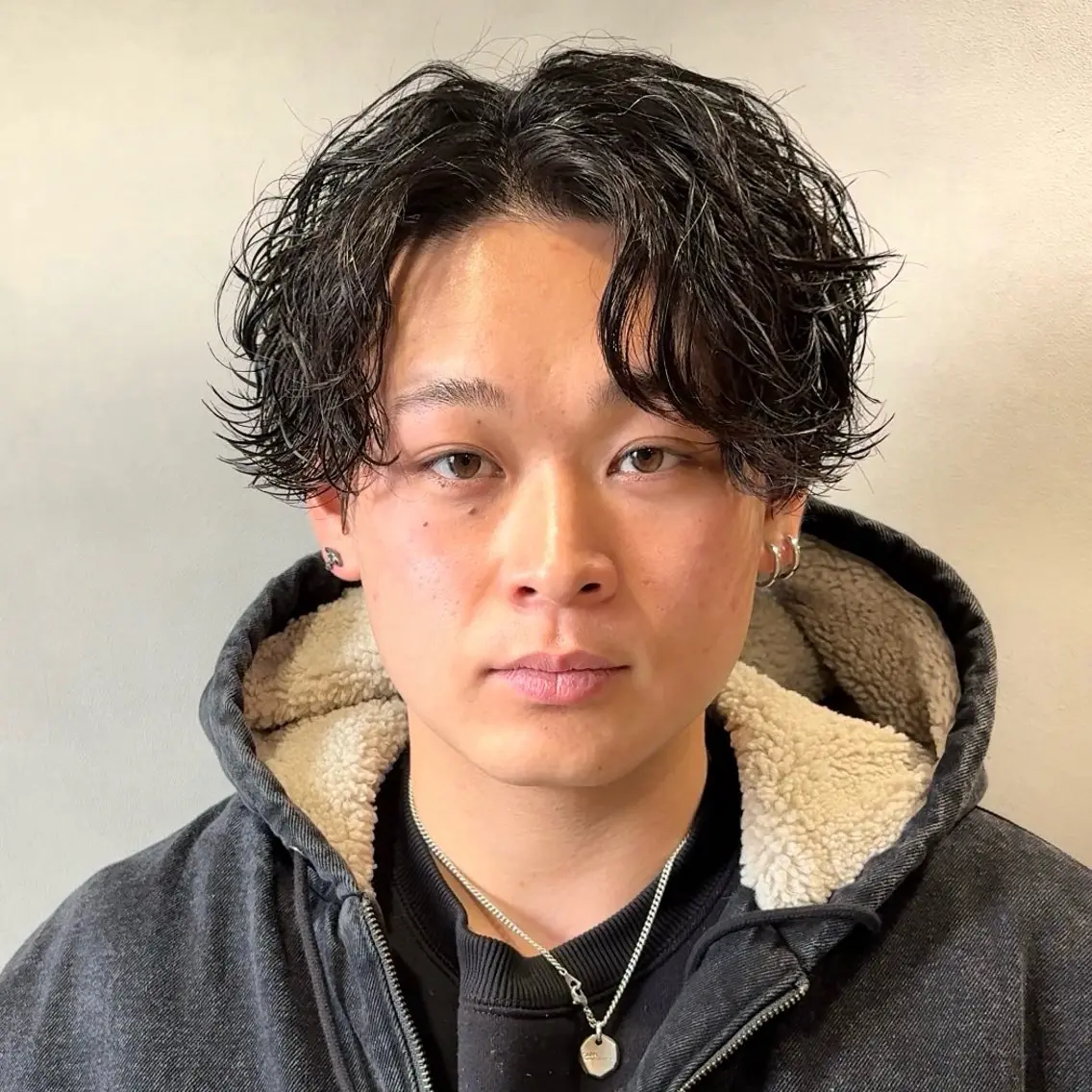 メンズ カット パーマ 小岩 隆樹のヘアスタイル
