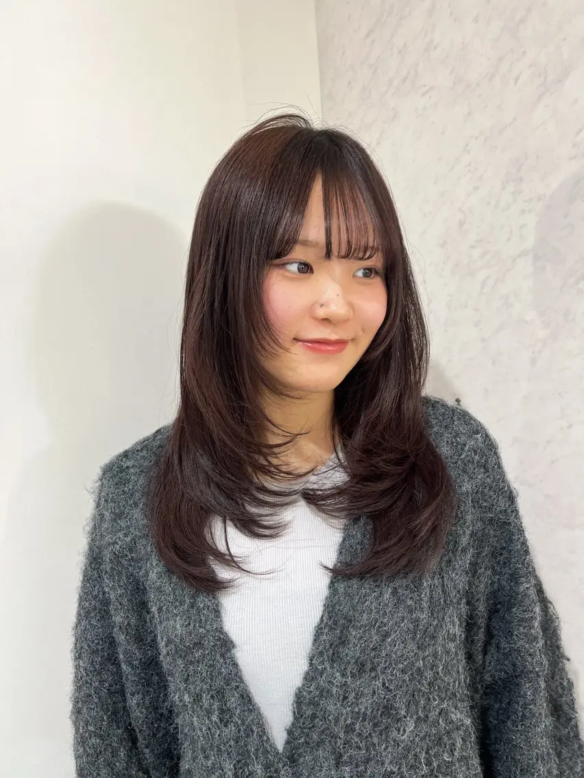 ✨フルコース✨似合わせカット+透明感カラー+ミルボントリートメントの写真