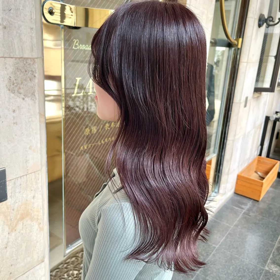 ロング カラー ブリーチ ダブルカラー ラベンダーカラー ブリーチなしカラー ピンクカラー カット ヘアカラー トリートメント ブリーチなし✨艶髪 カラー𓃲YAGIのヘアスタイル