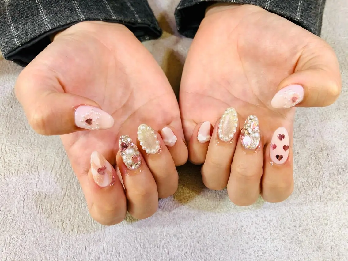 ネイル アートネイル 持ち込み 🌿Nnail🌿 プライベートサロンのネイルデザイン
