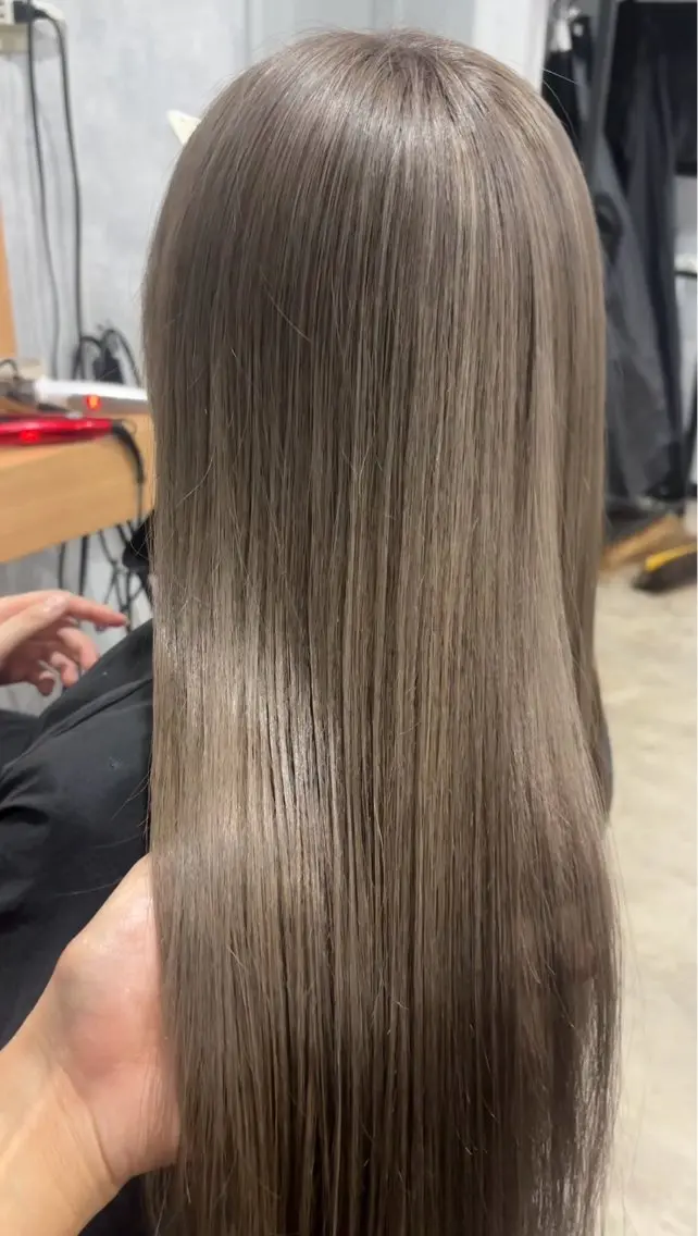 ロング カラー カット ヘアカラー トリートメント 🌐NATSUMI 🌐【寒色カラー】のヘアスタイル