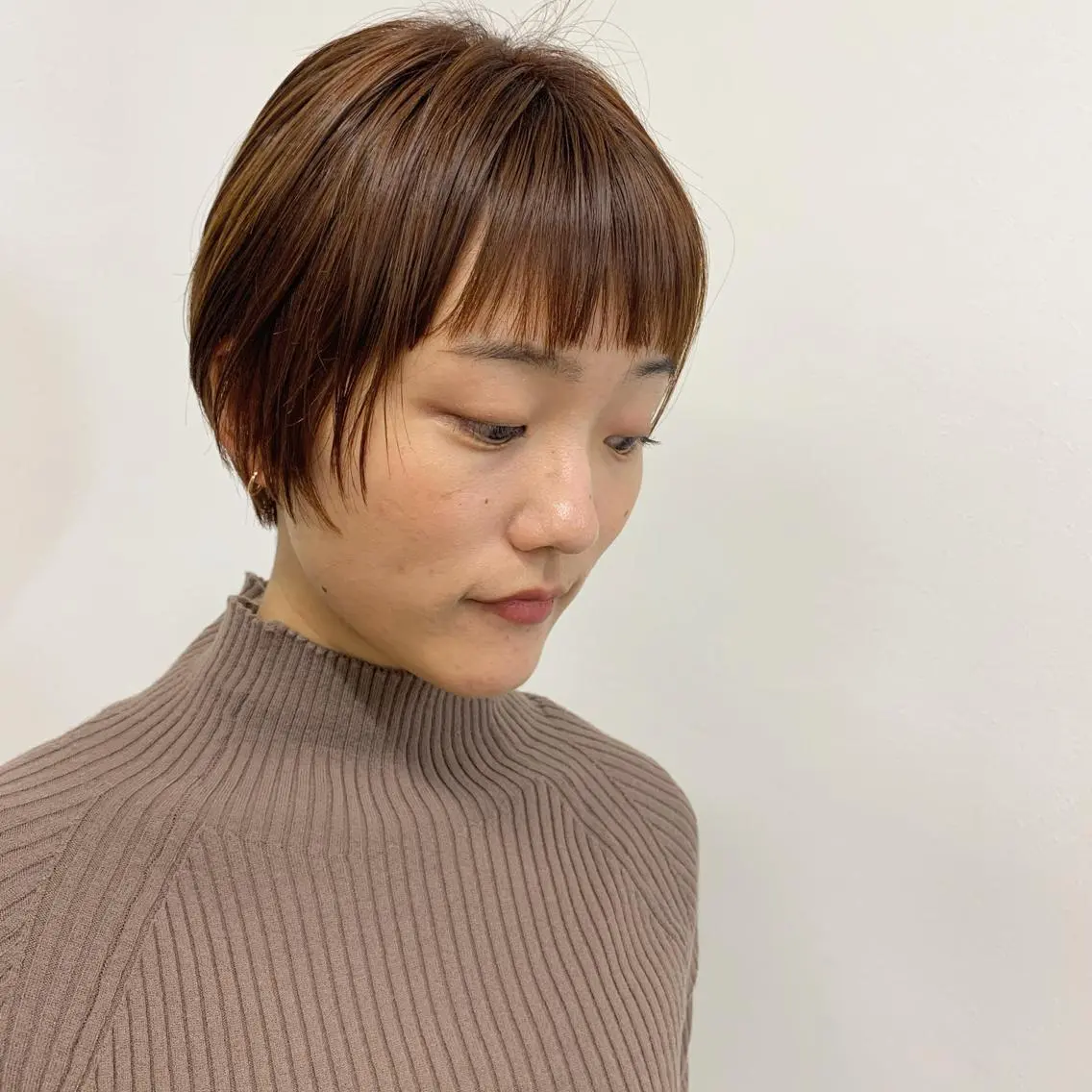 ショート ショートヘア カット ヘアカラー トリートメント 石井 静のヘアスタイル