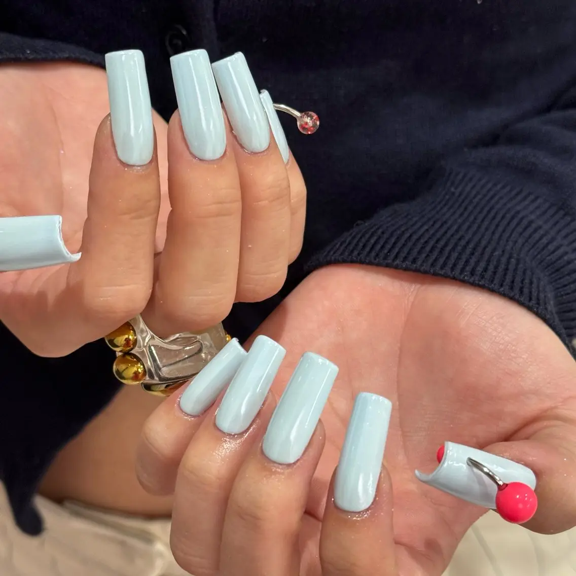 ネイル ネイルチップ ハンドネイル ミチ💖吉祥寺💖 icebbleuのネイルデザイン
