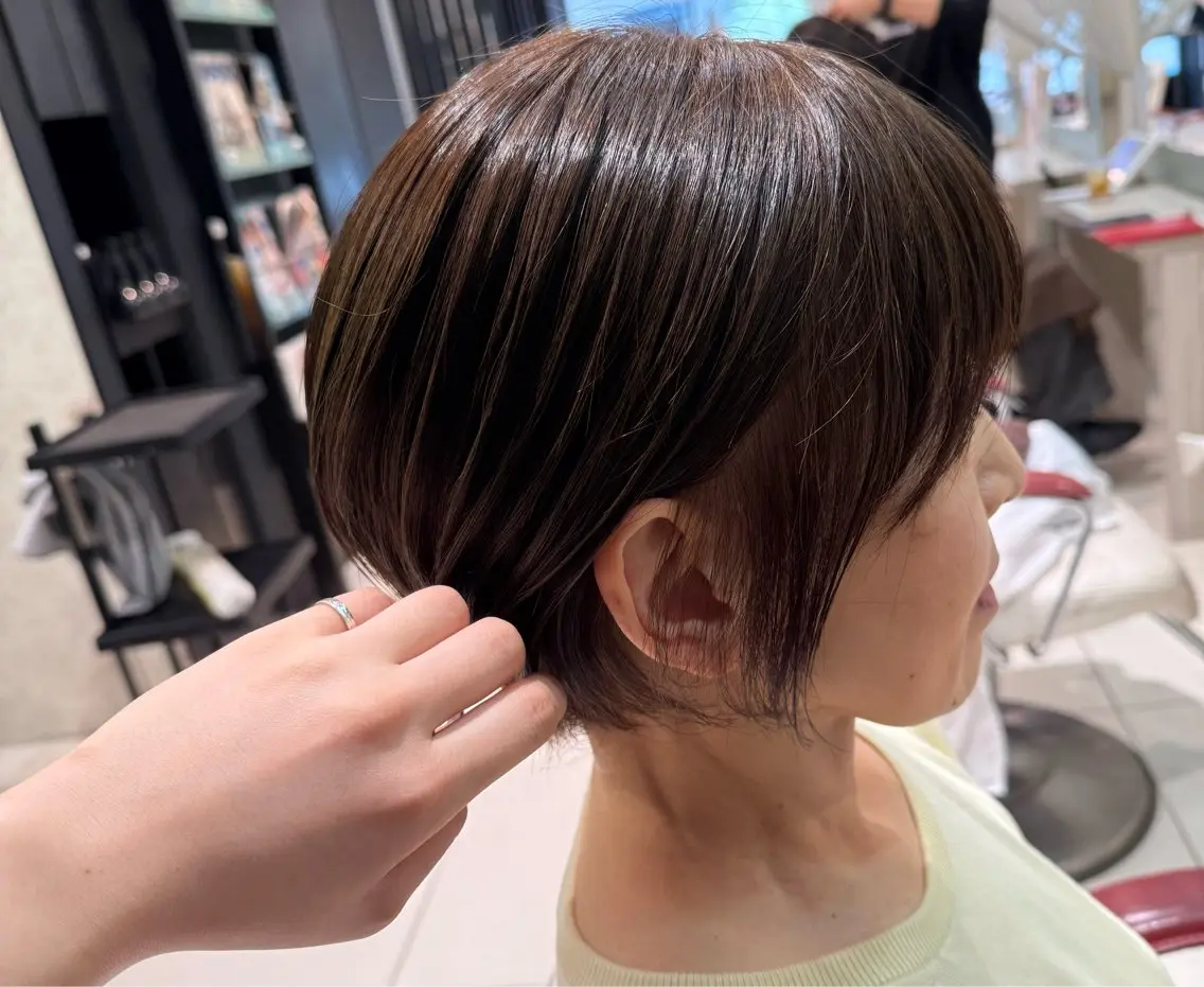 ショート カラー ベージュカラー ショートヘア 髪質改善 Chihiro🫧のヘアスタイル