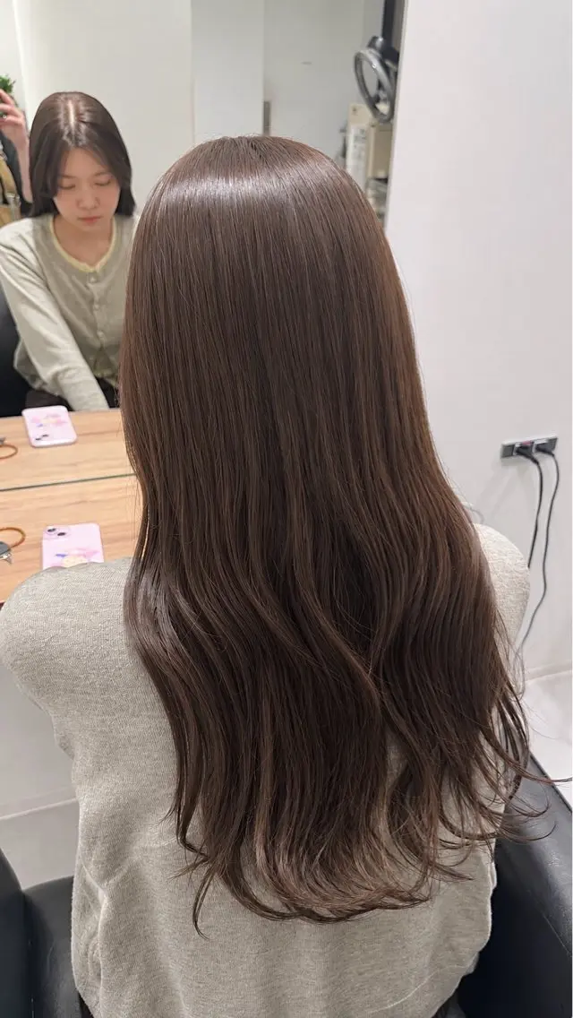 カラー ベージュカラー ヘアカラー トリートメント MANA /名駅/透明感カラーのヘアスタイル