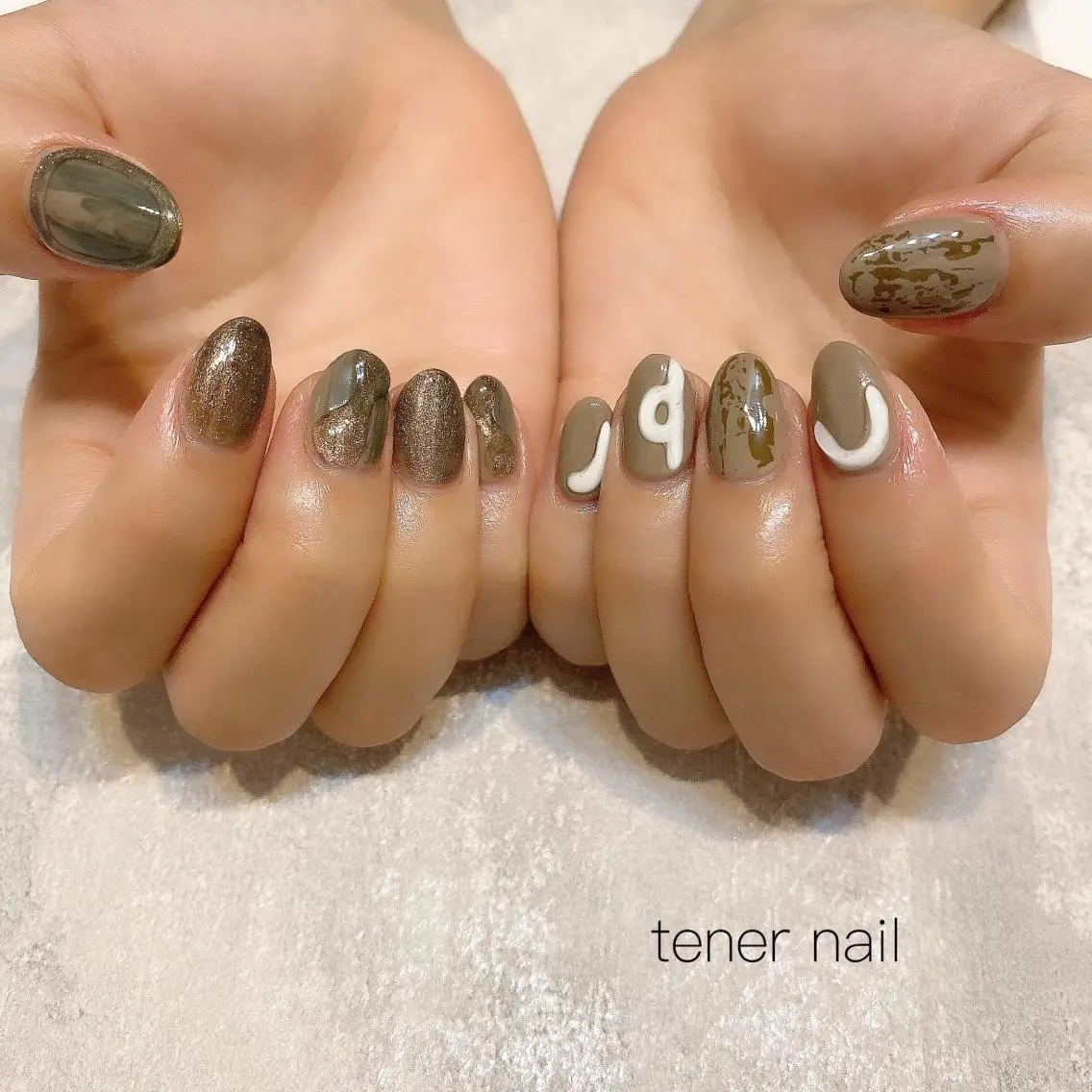 ネイル ニュアンスネイル テネルネイル tener nailのネイルデザイン
