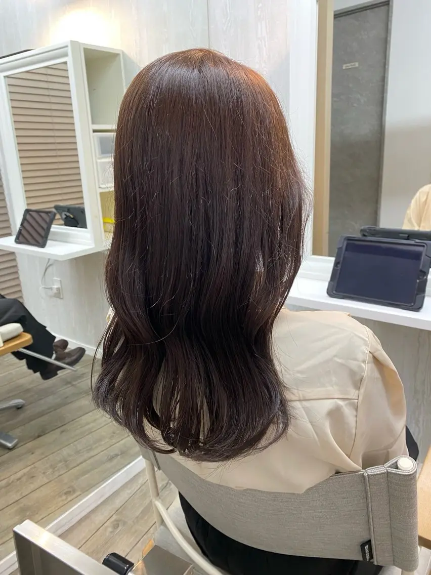 ロング カット ヘアカラー トリートメント THETAふじみ野 野宮のヘアスタイル