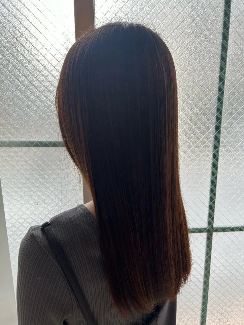 【毎日鏡を見るのが楽しみに🌱】カット+髪質改善の写真