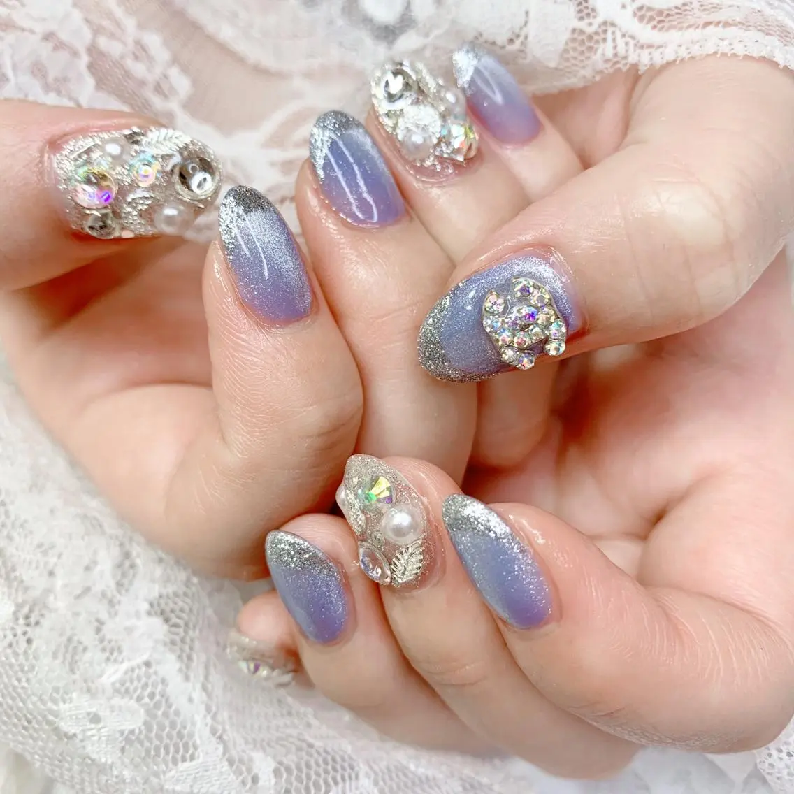 ネイル ハンドネイル La neige* yuki 🐩🌙のネイルデザイン