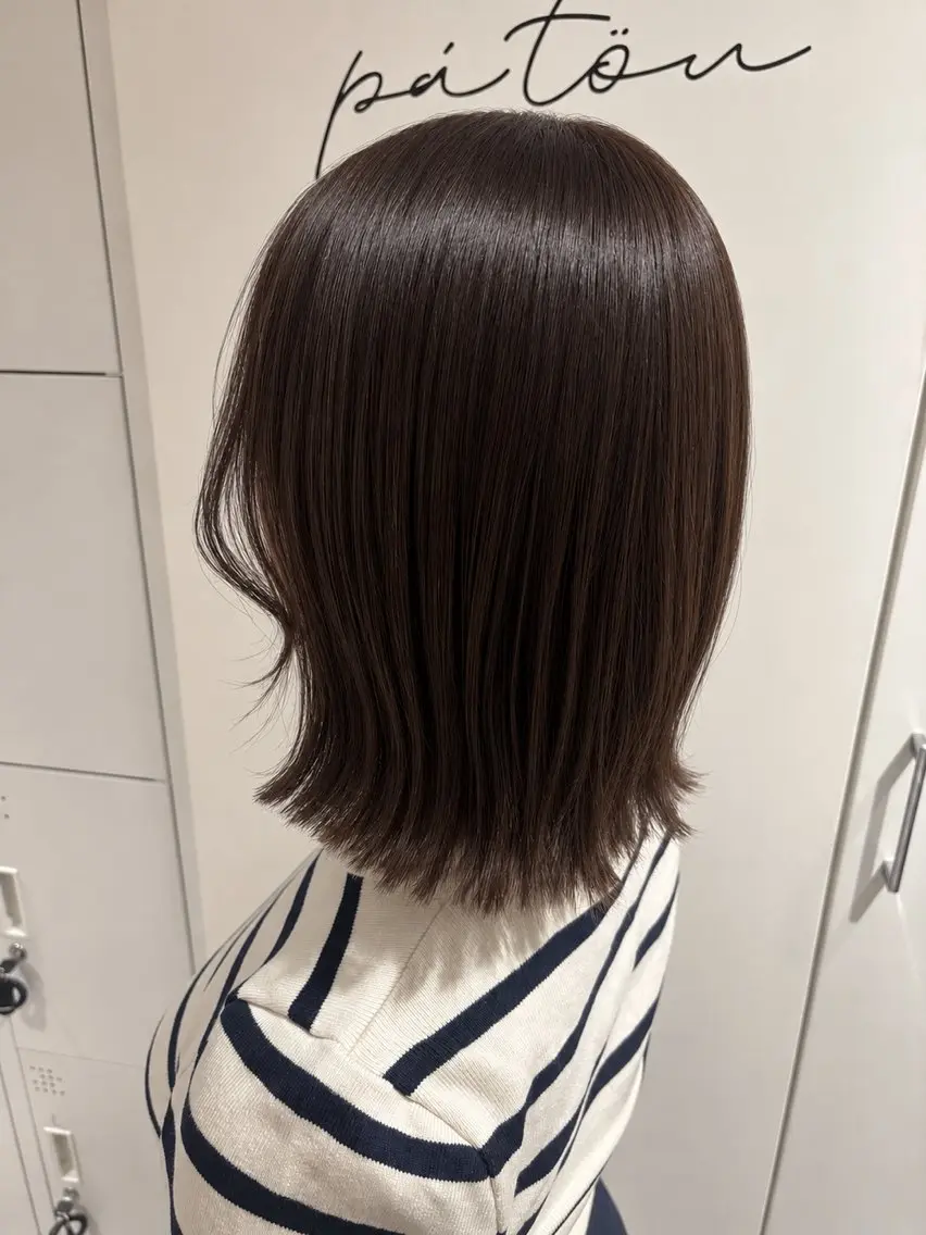 ミディアム ボブ特化/ 上原麗咲希のヘアスタイル