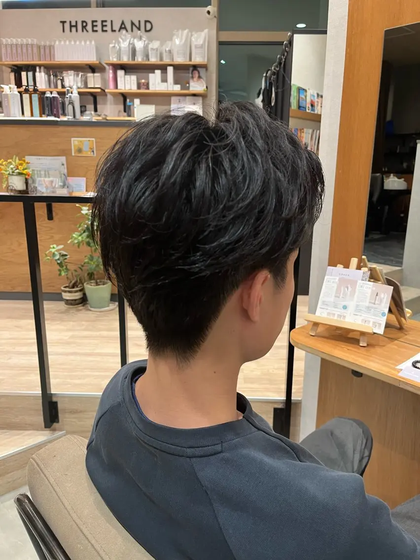 メンズ カット ナチュラル＊艶＊ 蒲生四丁目＊山保美月のヘアスタイル