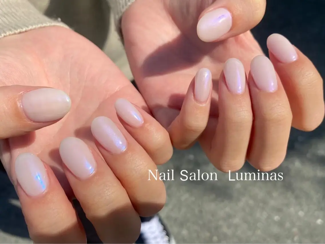ネイル ワンカラーネイル ピンク ruffle Asukaのネイルデザイン