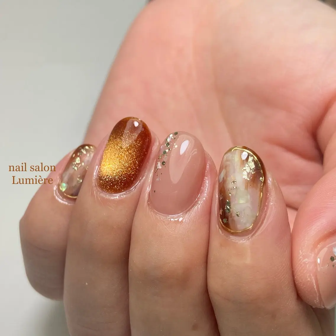 ネイル ハンドネイル nail salon Lumièreのネイルデザイン