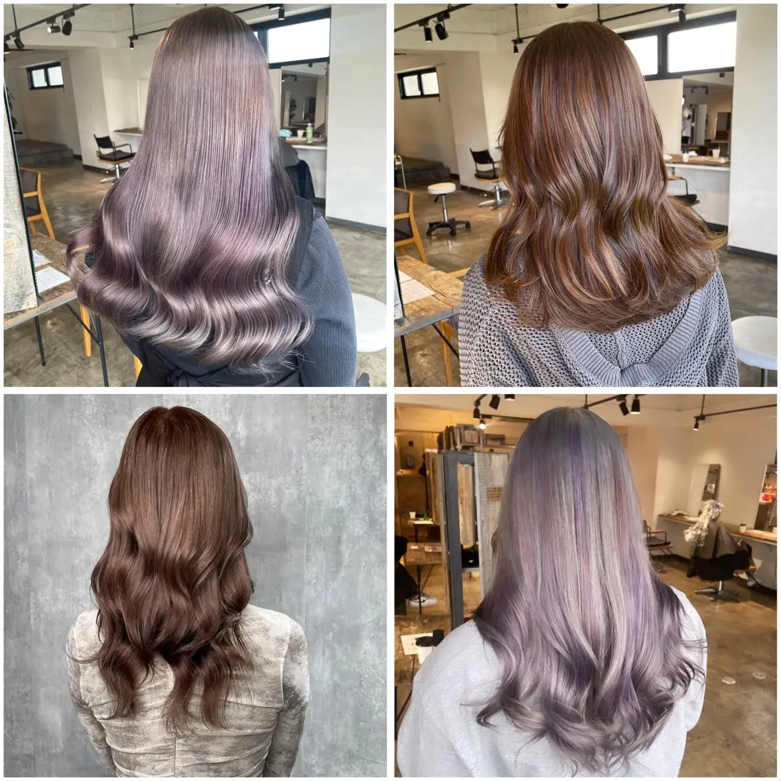 ロング ヘアアレンジ ヨシンモリ 韓国風ヘア ムラ修正/ ハイトーン💖Riaのヘアスタイル