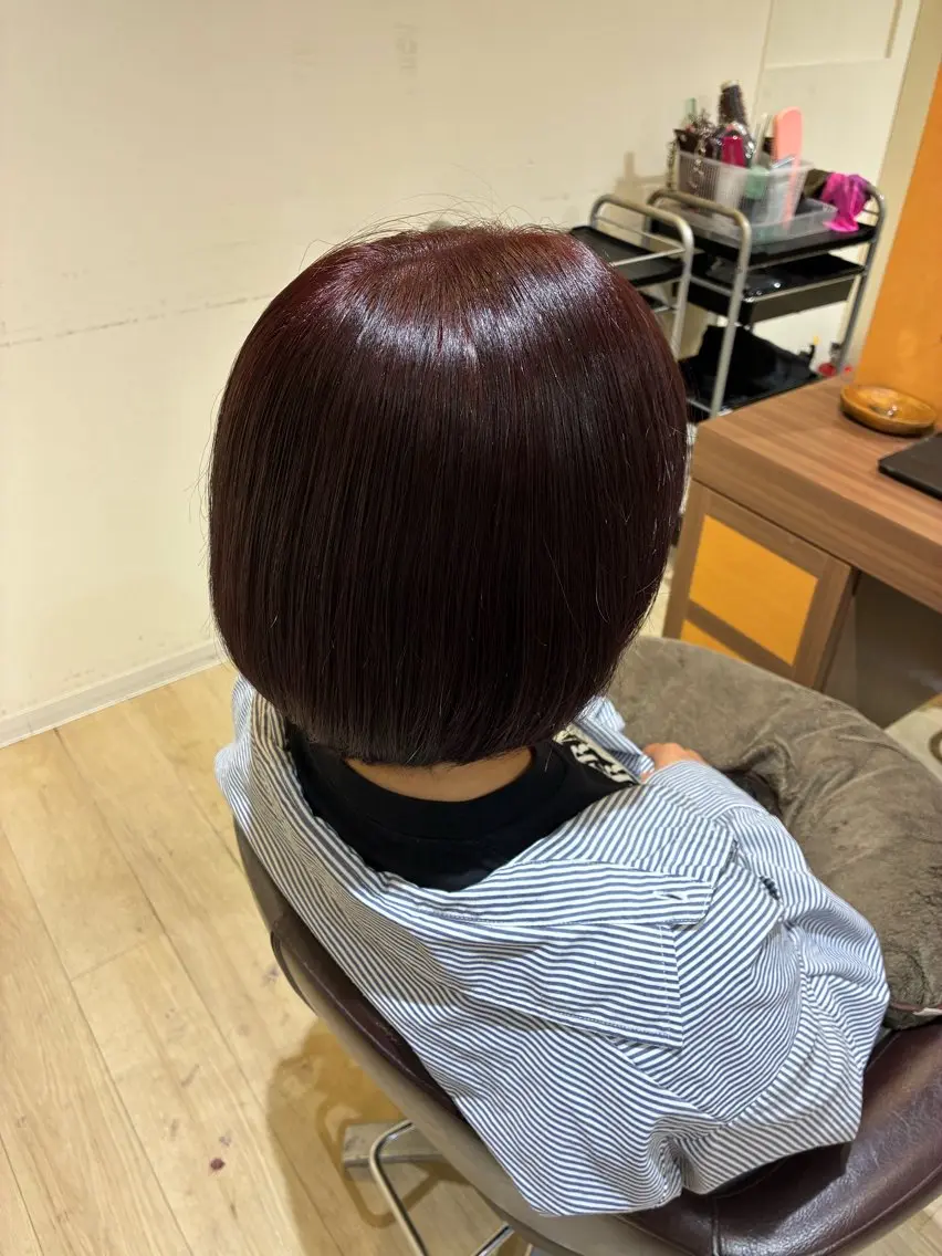 ショート ヘアカラー Orque kazuneのヘアスタイル