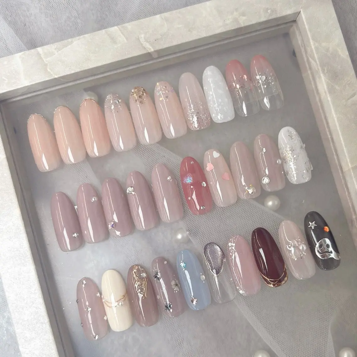 ネイル オフィスネイル シンプルネイル Saki .のネイルデザイン