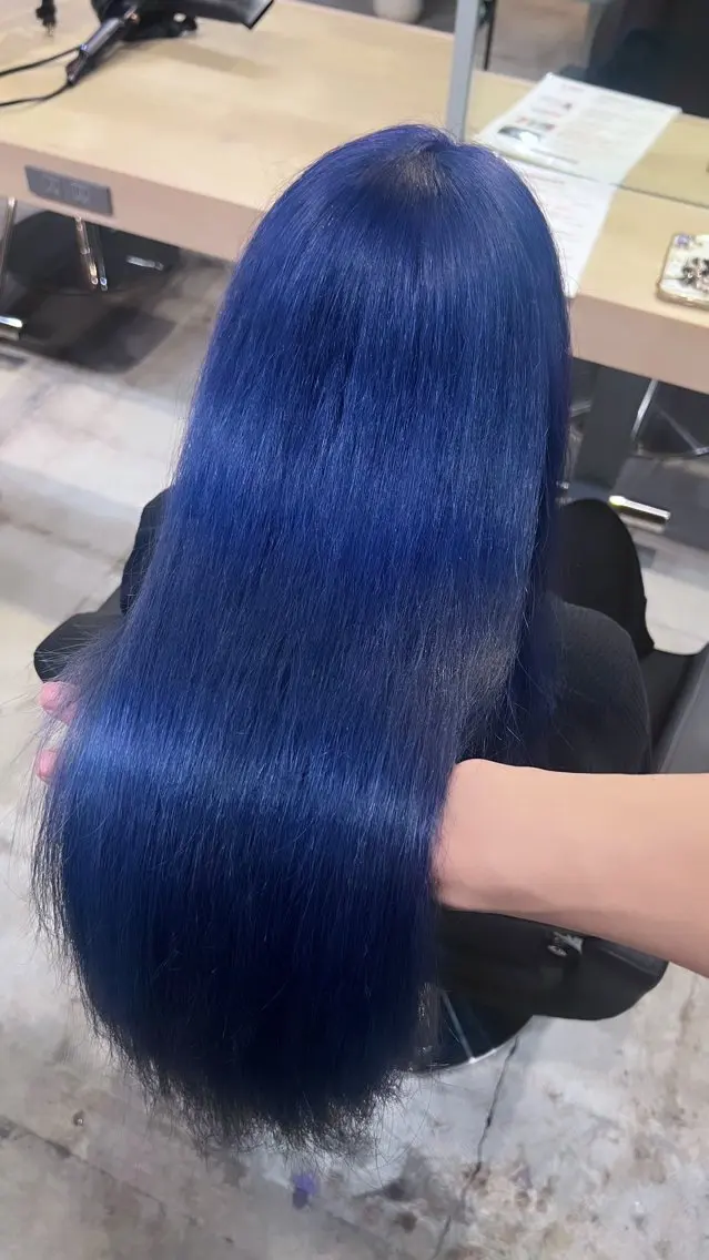 ロング ヘアカラー 野村 星斗のヘアスタイル