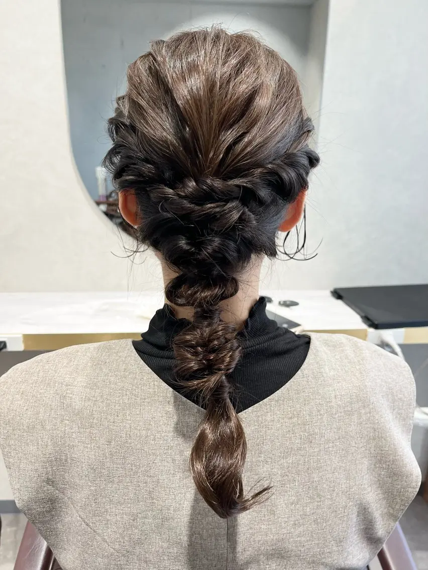 ヘアアレンジ 小松 真唯子のヘアスタイル