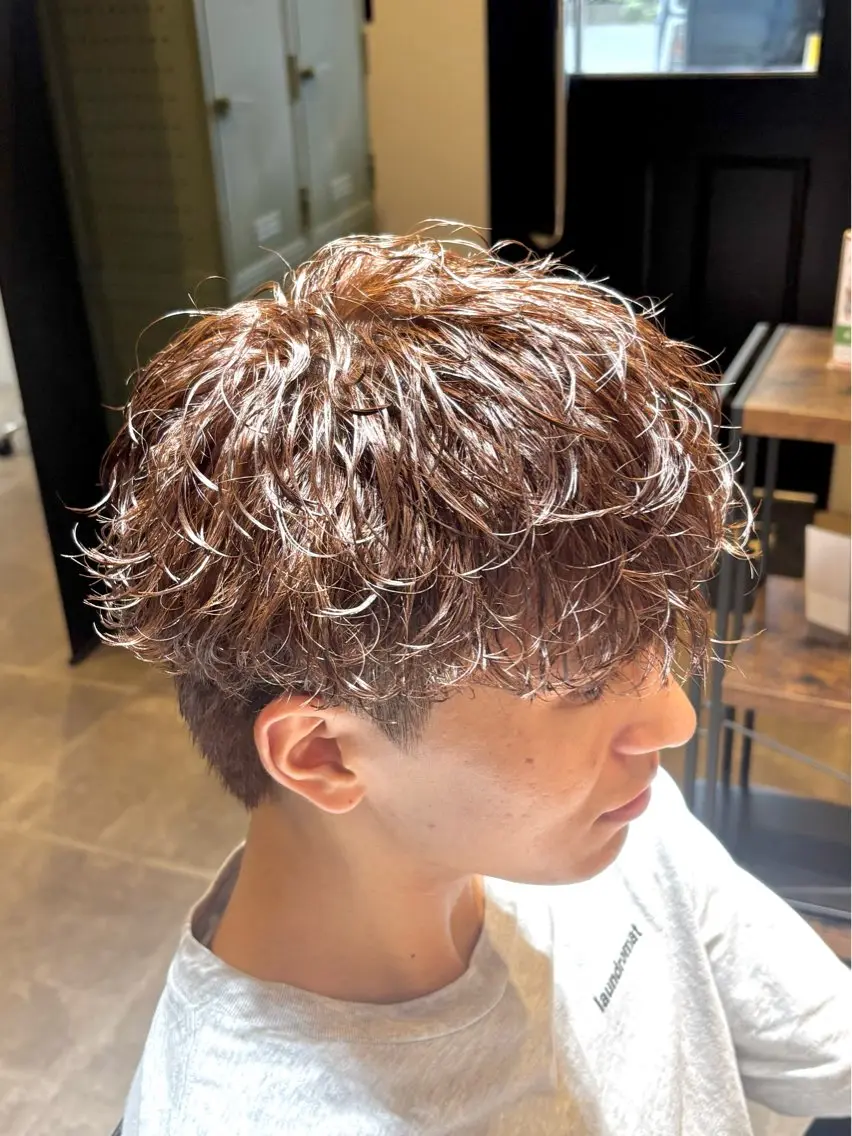 カラー パーマ メンズ 【シャドウパーマ】 メンズCHISAKIのヘアスタイル
