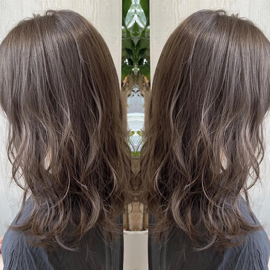 セミロング カラー アッシュ グレージュ 外国人風カラー レイヤーカット トリートメント カット ヘアカラー トリートメント 河合秀明/ショート /ボブ/レイヤーのヘアスタイル
