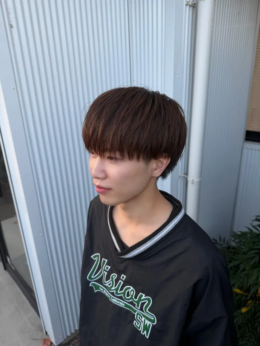 メンズ マッシュ 齊藤 凛のヘアスタイル