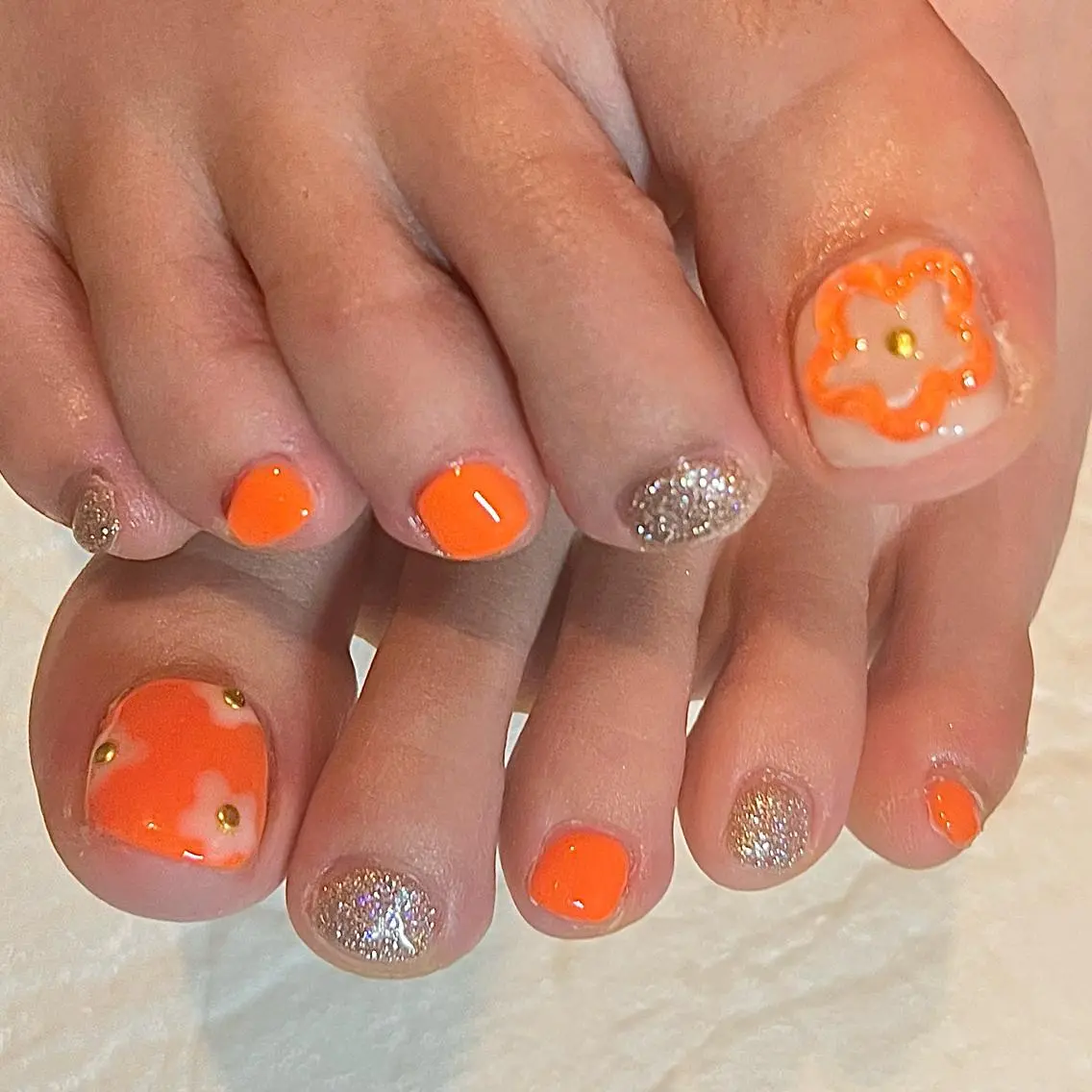ネイル フットネイル フットネイル H🌺 NAILのネイルデザイン