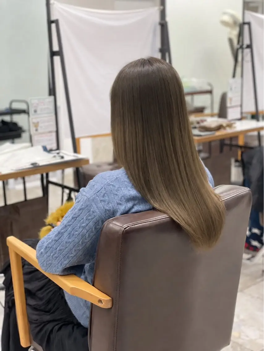 ロング 🌹髪質改善カラー 高発色 西郷🌹のヘアスタイル