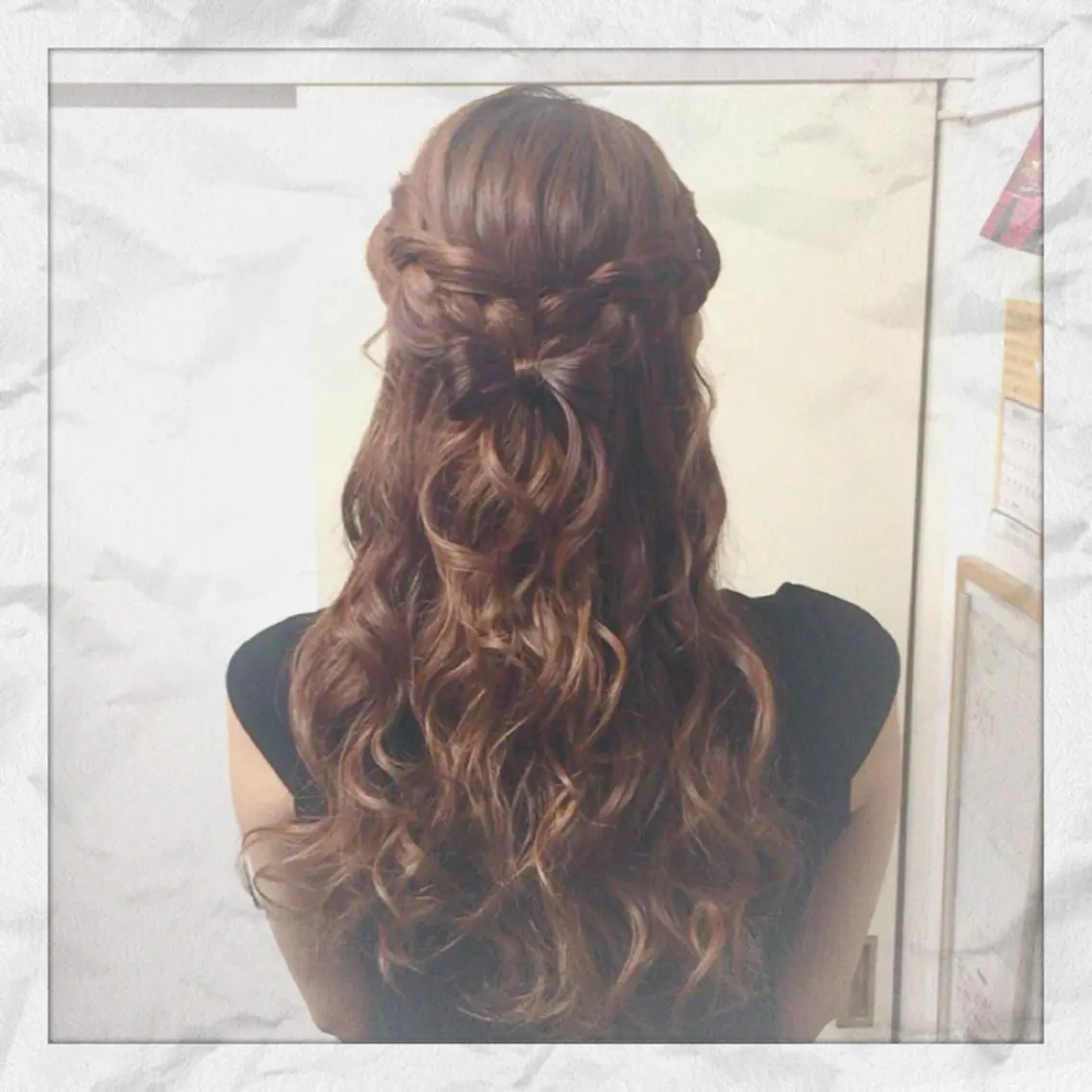ロング ヘアアレンジ ハーフアップ ヘアセット ヘアセット/着付け 𓇼 まつもと𓇼のその他イメージ