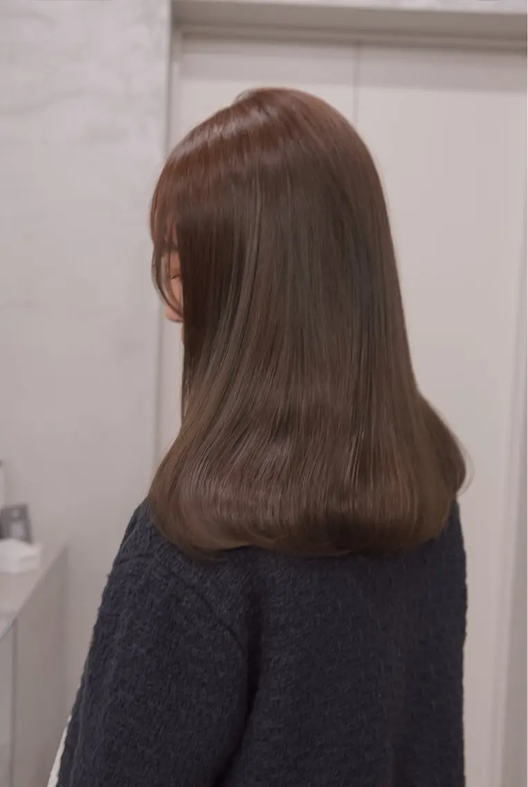 セミロング カット ヘアカラー トリートメント 髪質改善/ベージュ 🎀mikuのヘアスタイル