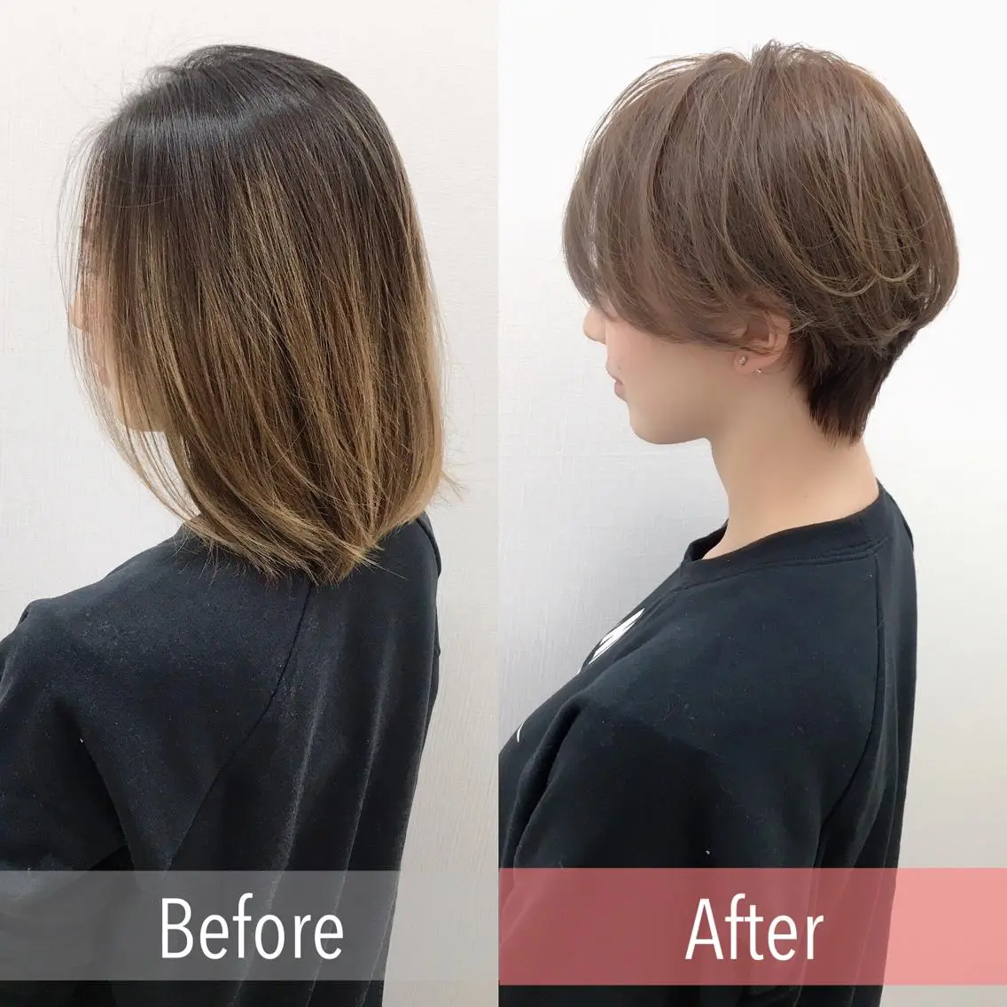 ショート カット ヘアカラー トリートメント 大人可愛いショート* NoWL栗原隆成のヘアスタイル