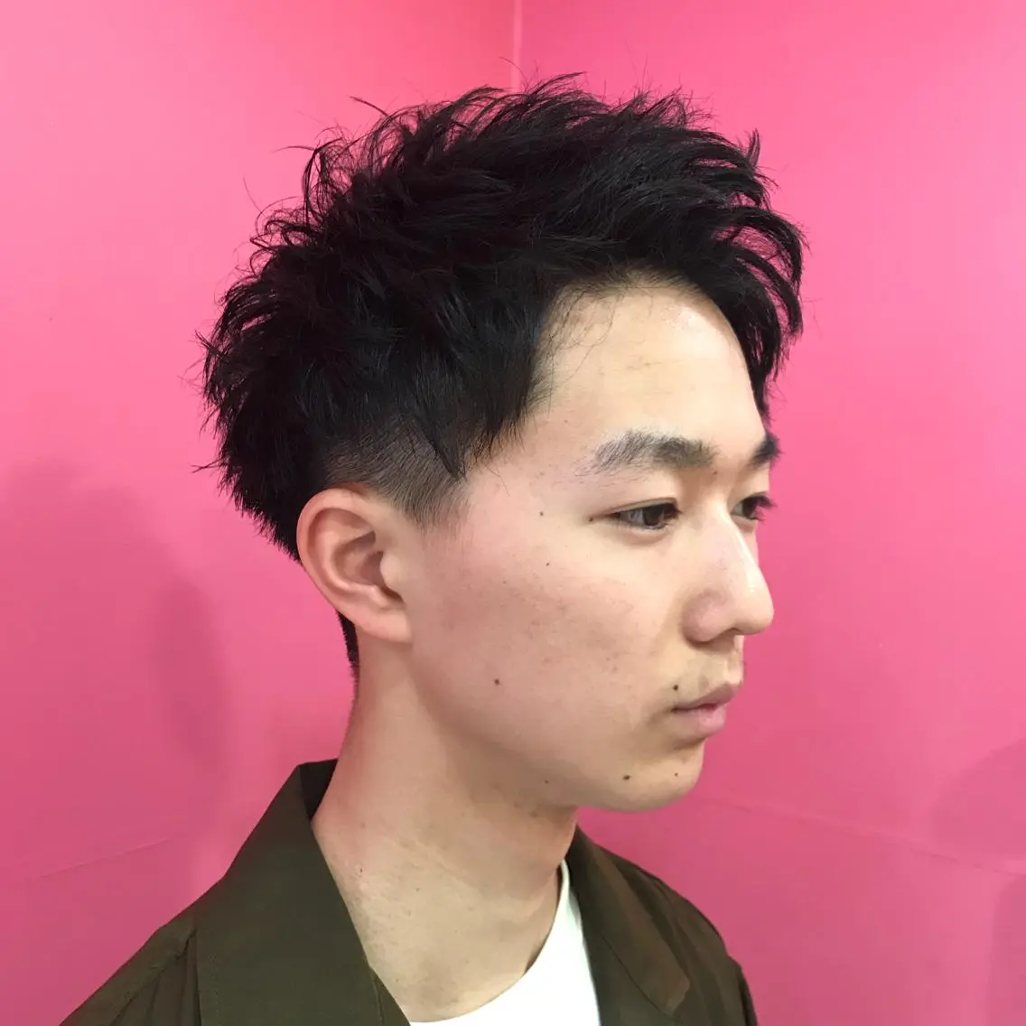 ショート メンズ アップバング ショートヘア カット Vir by browのヘアスタイル