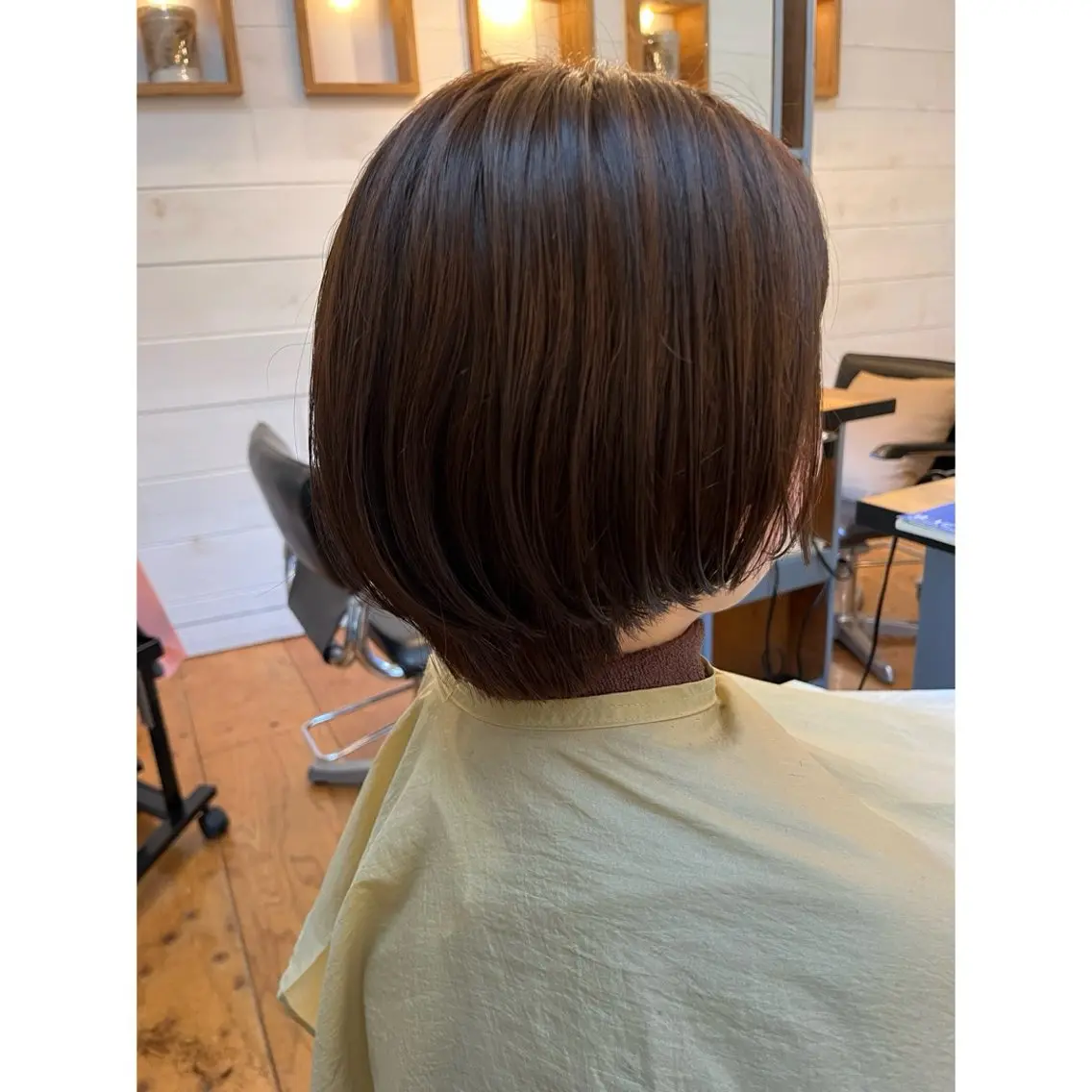ショート カラー カット ヘアカラー トリートメント Lagom なかだのヘアスタイル