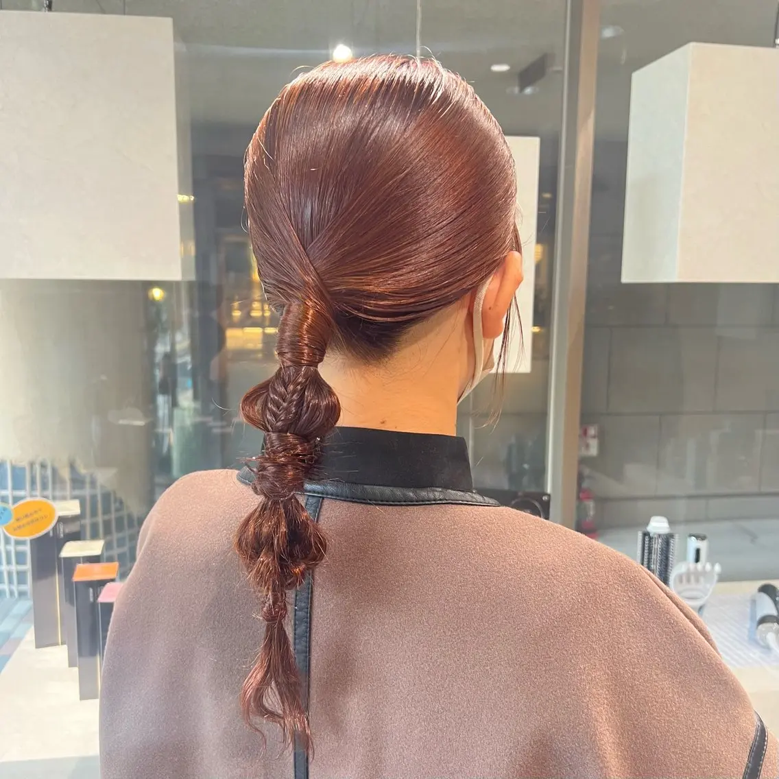 セミロング ヘアアレンジ 鹿児島美容室 NATSUKIのヘアスタイル