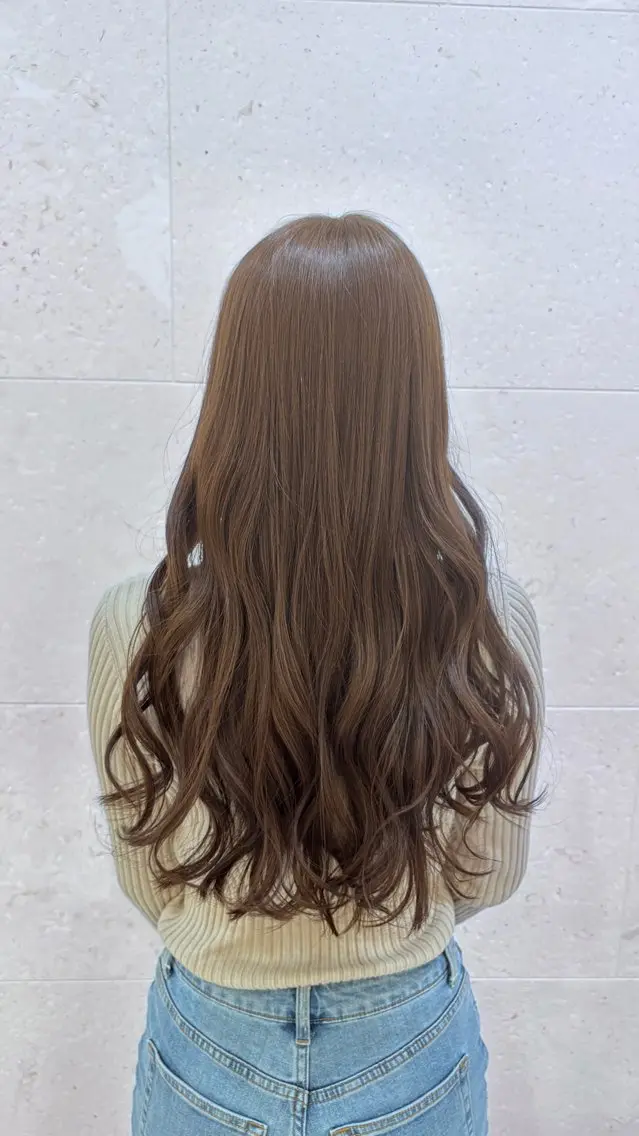 カラー ベージュカラー オリーブベージュ カット ヘアカラー トリートメント 🫧Shanti🫧 ばんだいのヘアスタイル