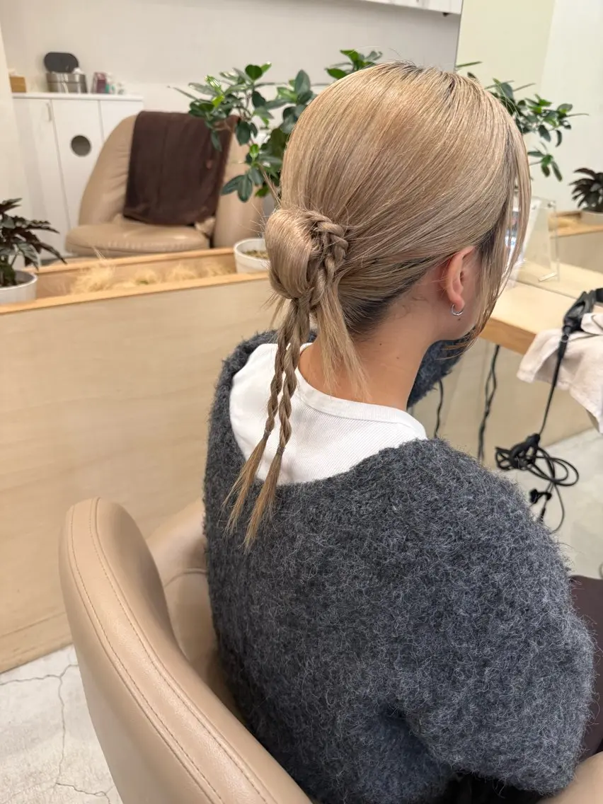 ヘアアレンジ 💛🤍U too e’s /店長🧸のヘアスタイル