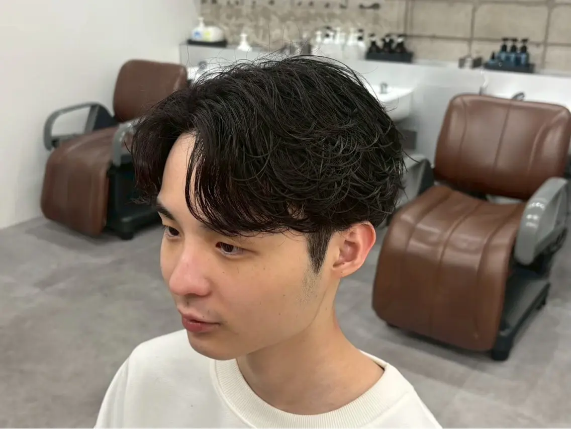 似合わせカット+シャドウパーマ¥8640【梅田／シャドウパーマ／フェード】🌀の写真
