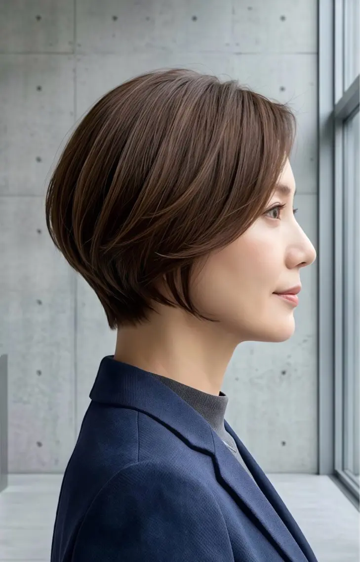 ショート カラー カット ヘアカラー M.SLASH 辻 孝志のヘアスタイル
