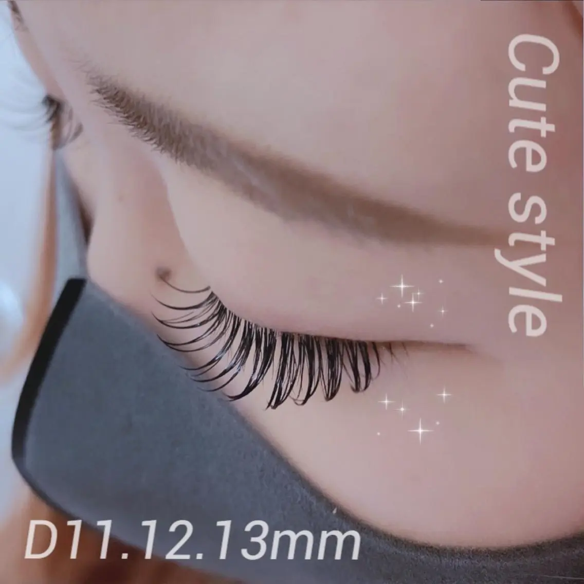 マツエク・マツパ フラットラッシュ Sylph　井関 唯のマツエク・マツパデザイン