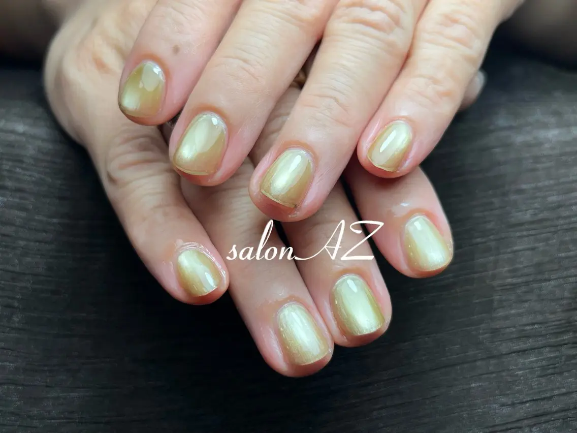 ネイル アートネイル 長さ出し フットネイル フレンチネイル ジェルネイル ハンドネイル salon AZのネイルデザイン