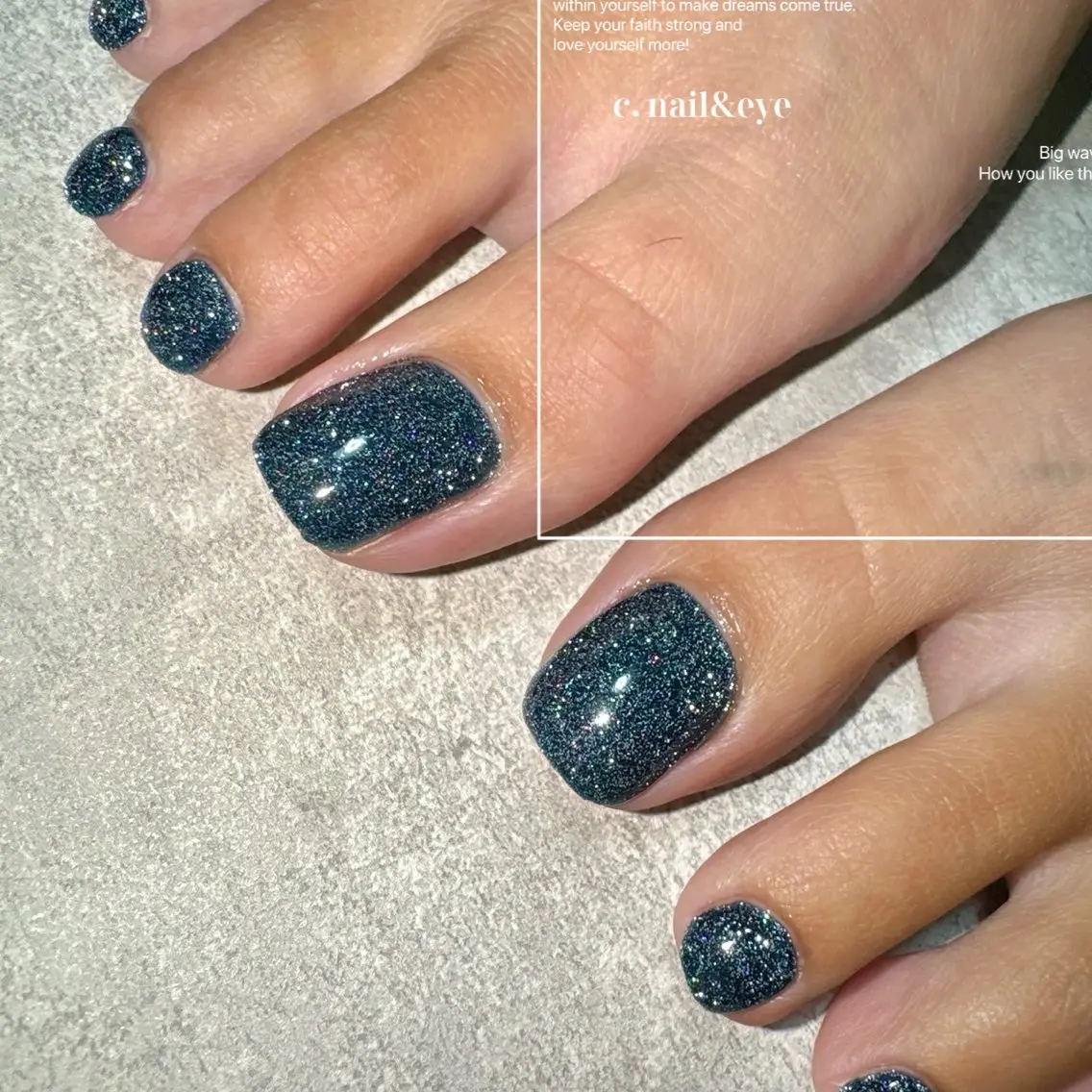 ネイル フラッシュネイル フレンチネイル 氷ネイル・うるうるネイル マグネットネイル C.Nail &Eyeのネイルデザイン