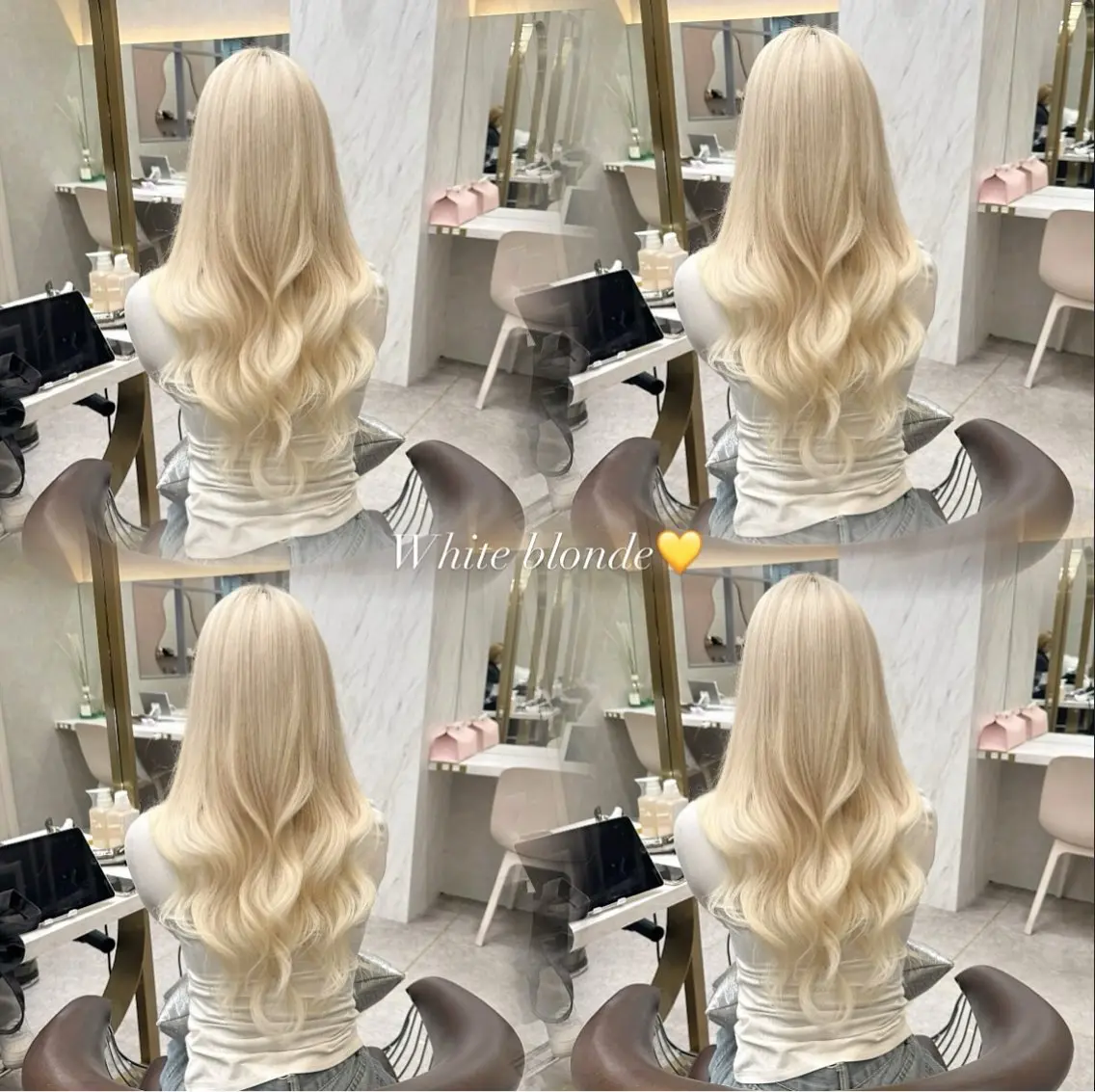ロング 縮毛矯正 ヘアカラー 璃 音のヘアスタイル