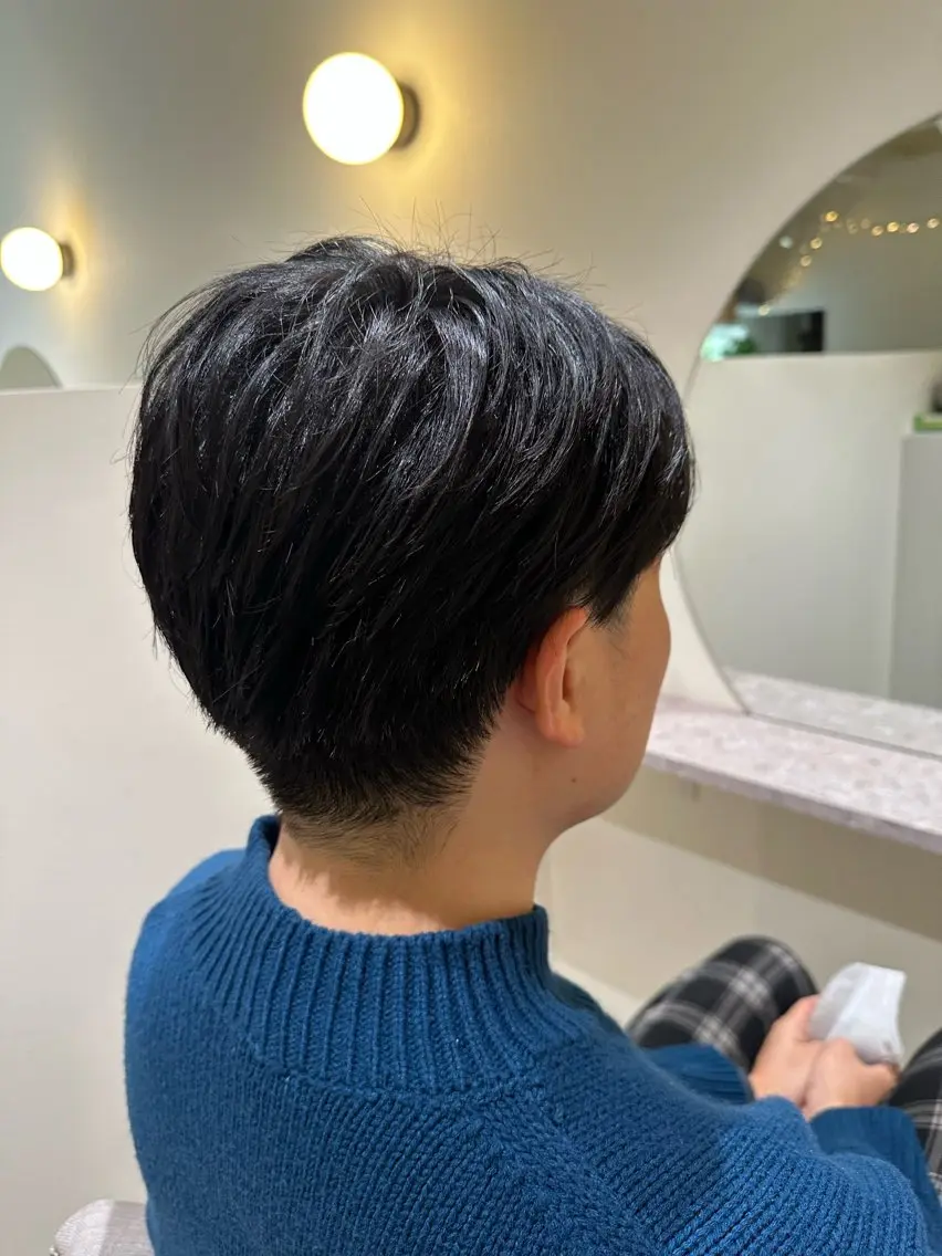 メンズ 西安 優香のヘアスタイル