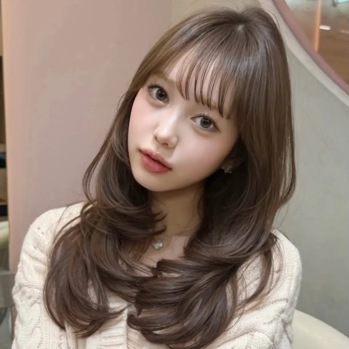 ❤️‍🔥【クセも色も整えたい方】✨カットカラー＋美髪縮毛矯正＋1stepトリートメント/大宮/韓国/ミニモ限定の写真