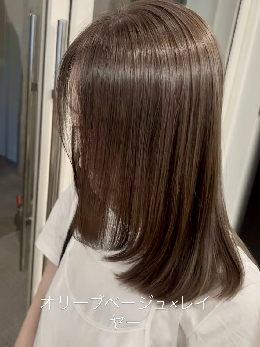 セミロング nui 三宮のヘアスタイル