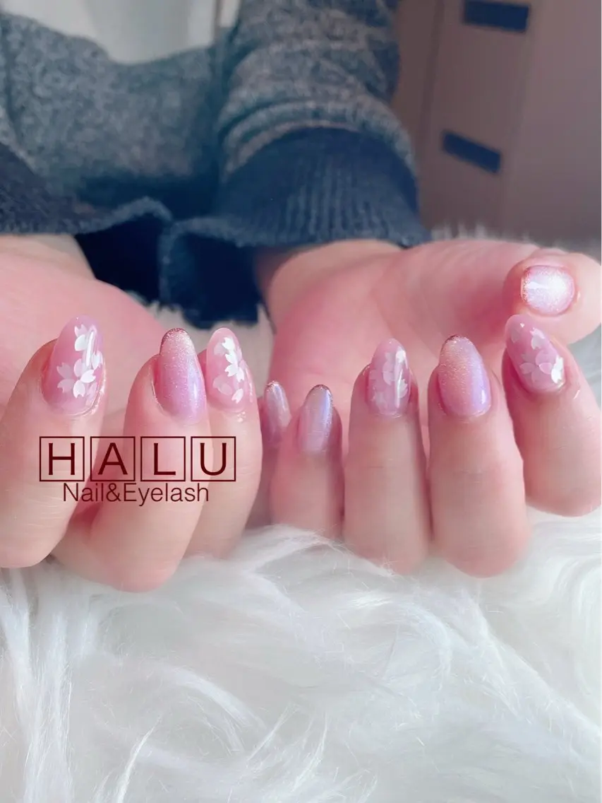 ネイル 桜ネイル 春ネイル HALU ハルのネイルデザイン