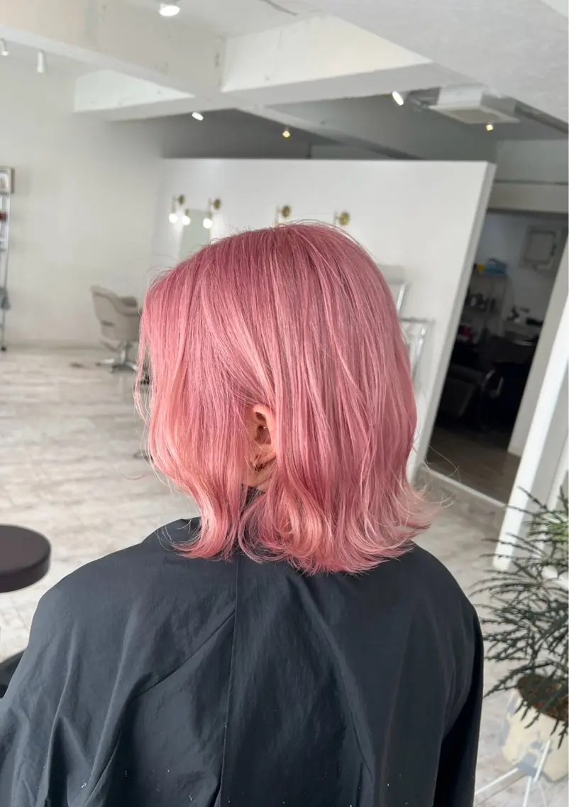ショート カラー ベージュカラー ピンクカラー ピンクベージュ 指名数No.1 /NAOYAのヘアスタイル