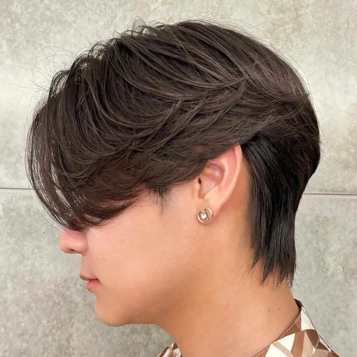 ミディアム パーマ メンズ カット パーマ 瀧野 翔吾【メンズ特化】のヘアスタイル