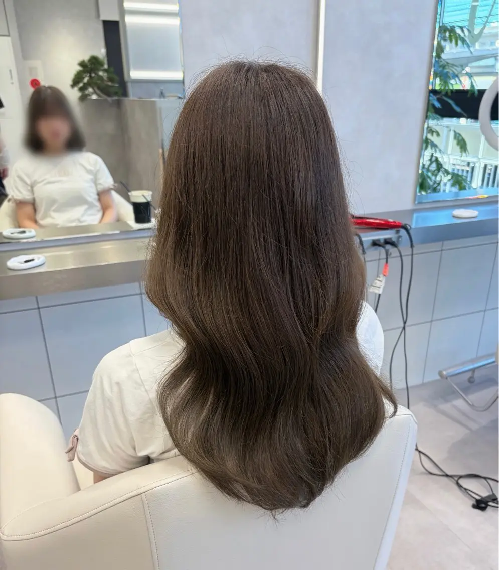 ロング カラー Reúna yuukaのヘアスタイル
